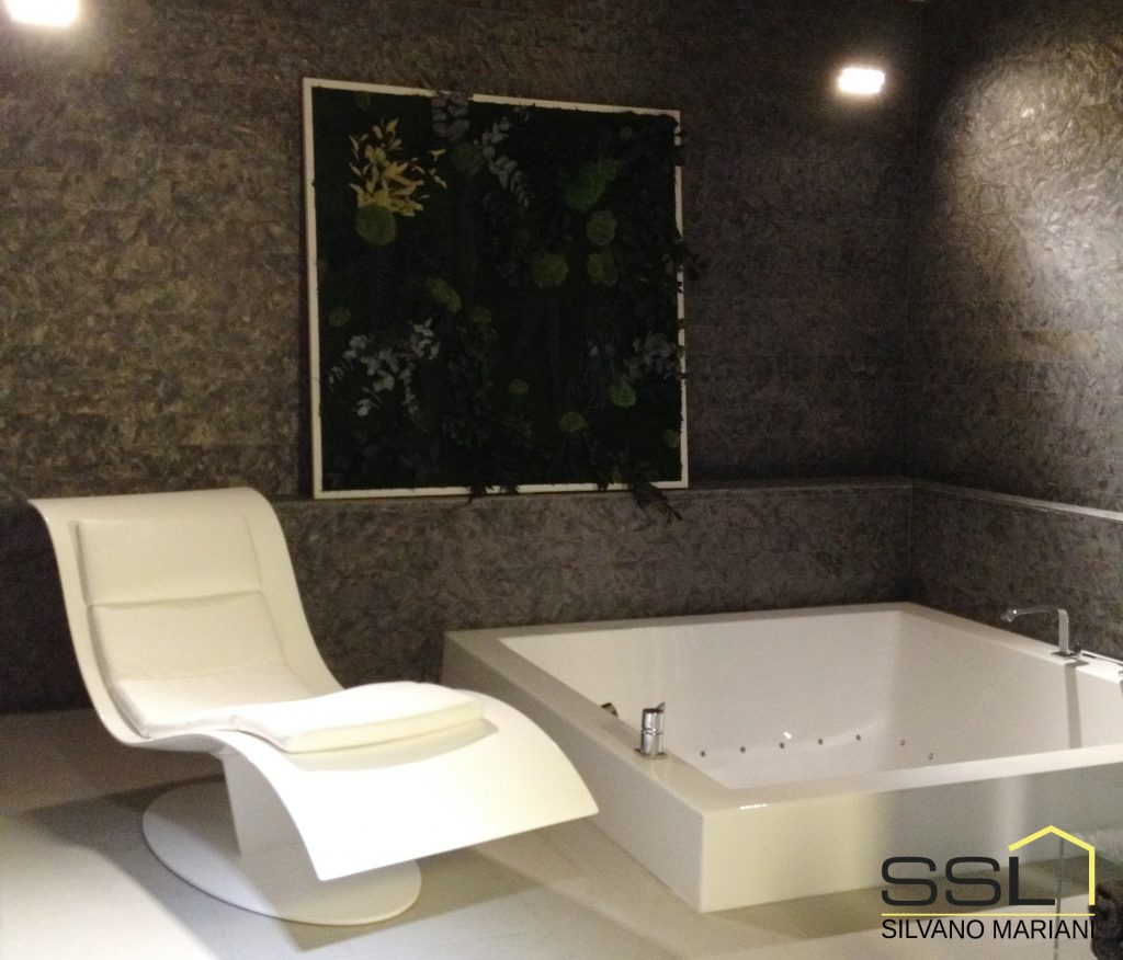 bagno con spazio welness